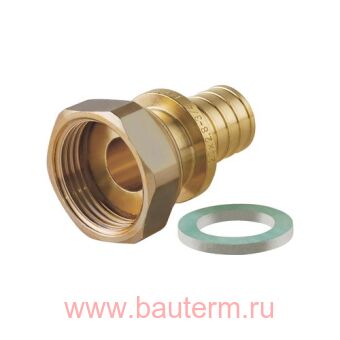 Переходник с накидной гайкой 16 x 3/4"Внутр аксиальный ProFactor (10/120)