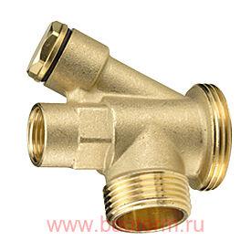 4-выводной соединитель 1" x 1/2" x 1 1/4" GIACOMINI