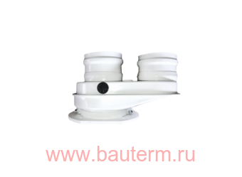 Адаптер моноблочный 80/80 для перехода на двухтр.систему Bosch,Buderus Protherm VIVAT