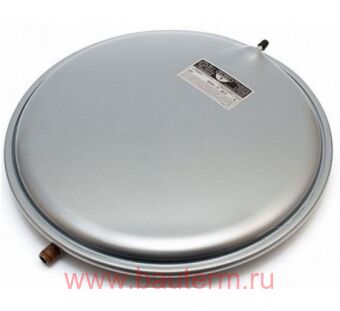 Бак мембранный OEM-PRO 8 л, (плоский, круглый d=392 мм, h=81 мм, 3 Бара, 1/2", -10 +90С)