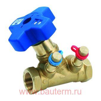 Балансировочный клапан ручной, косой, 1" ICMA Вн.