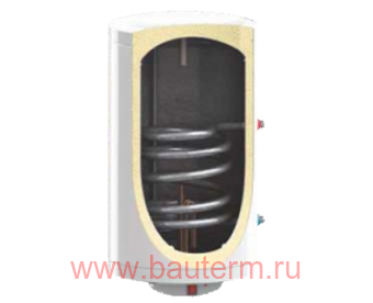 Бойлер вертикальный настенный косвенного нагрева с ТЭНом MВ 120, V/S1 2 Kw 1040х520