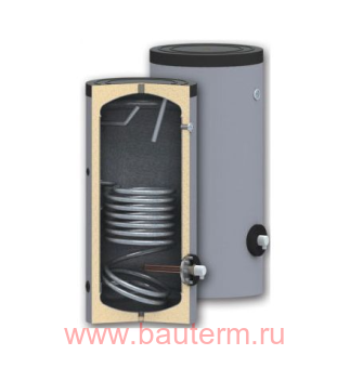 Бойлер вертикальный с 1 теплообм. SN, 200 л., 1340х555 мм, Ecosystem