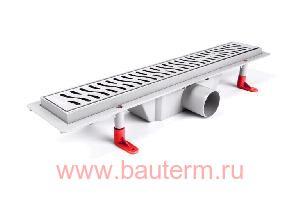 Душевой лоток 1000мм HARMONY глянец, боковой слив D50