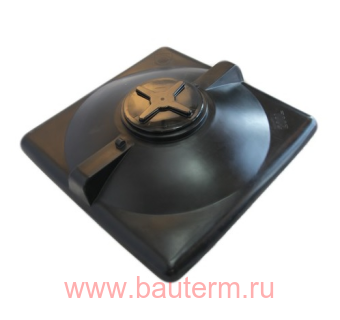 Емкость для душа черная 200L (Д 1180 мм, Ш 1180 мм, В 320 мм) выход 1-2 х слив