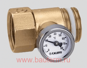 Фитинг с термометром 1"