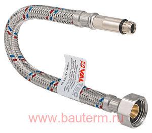 г/п для воды М10х35 - G1/2" 30см Гайка-Н.сталь/ниппель-лат., VALTEC