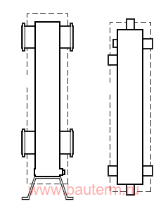 Гидравлический разделитель WH 40 , 3.5 м.куб.ч., VAILLANT