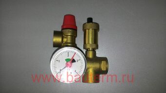 Группа безопасности котла проходная ProFactor 3/4" (3 bar) (1/10)