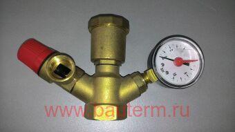 Группа безопасности котла Y-обр. ProFactor 1" (1.5 bar) (1/10)