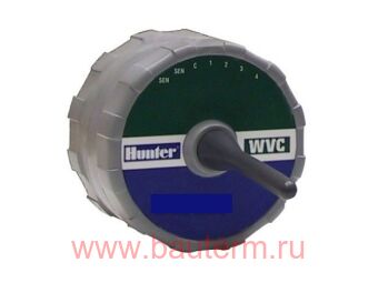 Hunter WVC-100-E - беспроводной контроллер на батарейках, 1 зоны, фиксирующий соленоид
