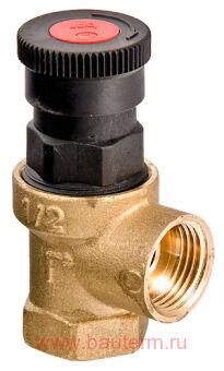 Клапан предохранительный 1/2" х6 бара, VALTEC