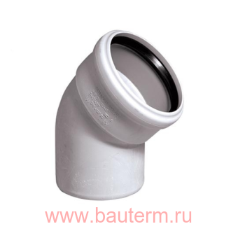 Колено - отвод 110/15 бесшумная канализация SKВ OSTENDORF
