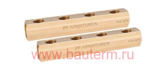 Коллектор двусторонний ProFactor г/г 1" х 1/2"г (6) (1/25)