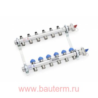Коллектор Распределительный нерж HКV 02 V2A с вентилями REHAU (ст. арт. 250627)