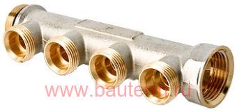 Коллектор 4выхода НР 1"х3/4"EUROCONUS VALTEC