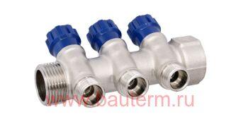 Коллектор с Вентилями ProFactor г/ш 3/4" х 1/2"ш (2) (1/36)