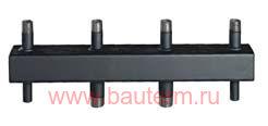 Коллектор Sinus 80/60 NC, 70 кВт, от котла 1"нр, м/о 125 мм, 1"нр х 4 выхода