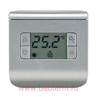 Комнатный термостат 2-40 С, с ЖК диспл, серый, FANTINI COSMI