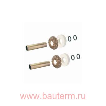 Комплект декоративных трубок и розеток D25,2/L160 мм RETROstyle латунь retro