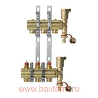 Комплект коллекторов FHF 3+3 без расходомеров, Danfoss