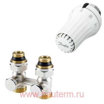 Комплект (ниж. подключение) RAE-K+кл-н RLV-KS с переходниками, G3/4A x G1/2A прямой