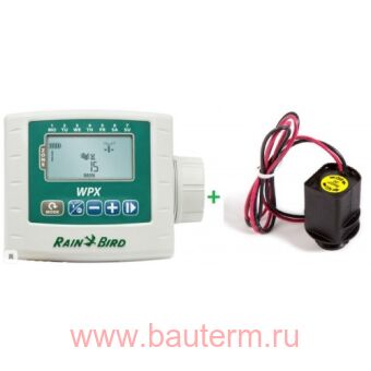 Контроллер полива автономный 1 зона с соленоидом WPX1SOL-WIFI RAIN BIRD