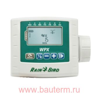 Контроллер полива автономный на 1 зону WPX1 RAIN BIRD