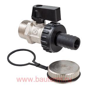 Кран дренажный со съемным пластиковым штуцером НР 1/2", VALTEC
