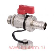 Кран шаровой дренажный с заглушкой ProFactor 1/2" (12/120), ProFactor
