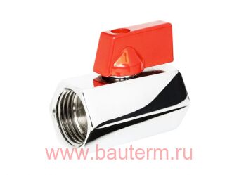 Кран шаровой PF MINI г/г 1/2" (20/200) для подключения сантех приборов, ProFactor