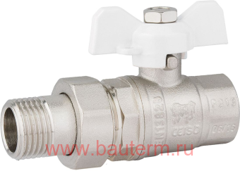 Кран шаровой с полусгоном NEW PF STANDARD г/ш/б 1/2" (12/120)
