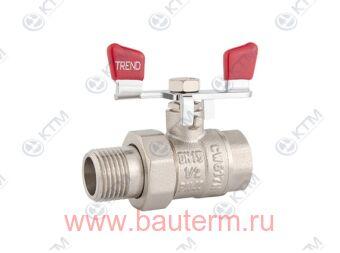 Кран шаровой с полусгоном PF TREND г/ш/б 1/2" (10/100), ProFactor