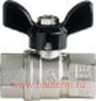 Кран шаровый 1" вн.-вн., бабочка, BONOMI