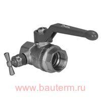 Кран шаровый BVR-D со спускным эл, и заклушкой Rp 11/4" Тмакс= 110 грд.С, Danfoss
