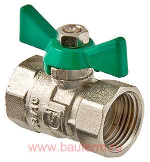 Кран шаровый COMPACT вн-вн 3/4" (бабочка), VALTEC