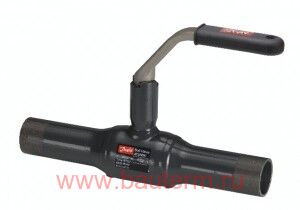 Кран шаровый JiP-WW Ду 40 под приварку с рукояткой,PN40 Тмакс.= 180 грд.С, Danfoss