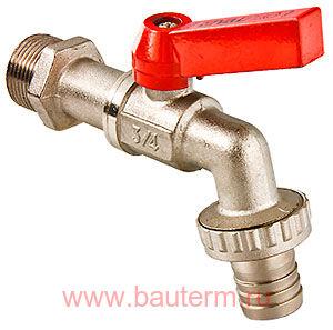 Кран шаровый со штуцером 1/2", VALTEC