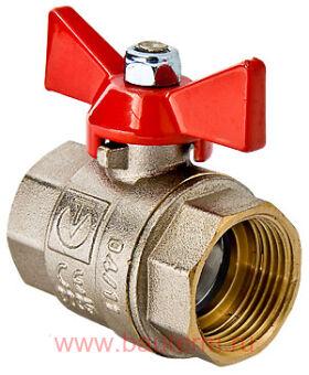 Кран шаровый вн-вн 1/2" (бабочка), VALTEC