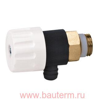 Сливной кран мини 3/8" с металлическим уплотнением CALEFFI