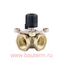 Трёхходовой смесительный кран со шкалой 3/4", PROFACTOR