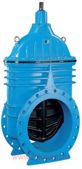 Задвижка чугунная Hawle 4000E2 короткая PN 10, DN 250