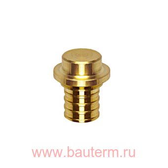 Заглушка 16 RX+ бронза для полимерных труб RAUTITAN РЕХАУ