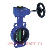 Затвор дисковый SYLAX Ду 100 с электроприводом Bernard 380B PN 16. Тмакс.= 120 °С, Danfoss