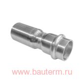 Фитинг из нержавеющей стали – вставка переходная 35 х 18, VALTEC