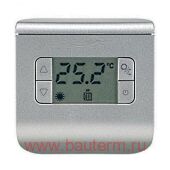 Комнатный термостат 2-40 С, с ЖК диспл, серый, FANTINI COSMI