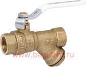 Кран шаровой с фильтром PF STANDARD г/г/р 1/2" (12/72), ProFactor