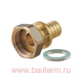 Переходник с накидной гайкой 16 x 1/2"Внутр аксиальный ProFactor (10/180)