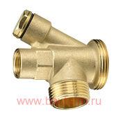 4-выводной соединитель 1" x 1/2" x 1 1/4" GIACOMINI