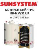Бойлер САНСИСТЕМ вертикальный напольный с одним теплообменником BB 80 V/S1 UP